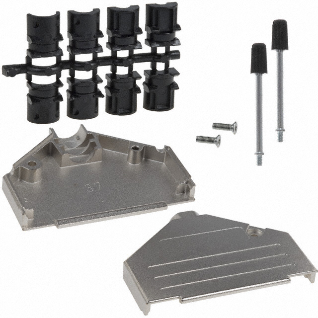 165X02639XE Amphenol CONEC  Carcasas traseras para conectores D-Sub en forma de D