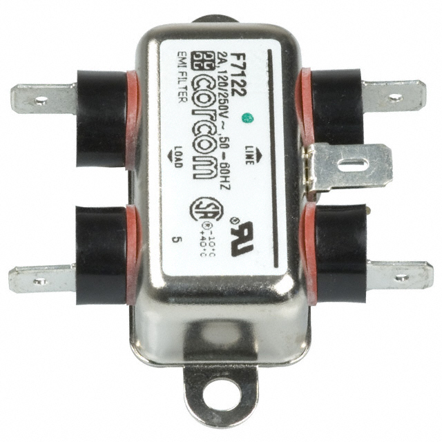 1VB1 TE Connectivity Corcom Filters  Modules de filtrage de ligne électrique