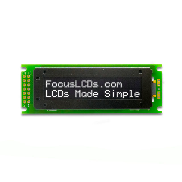 O162A-CW-SS3 Focus LCDs  Écran LCD OLED à caractères et chiffres
