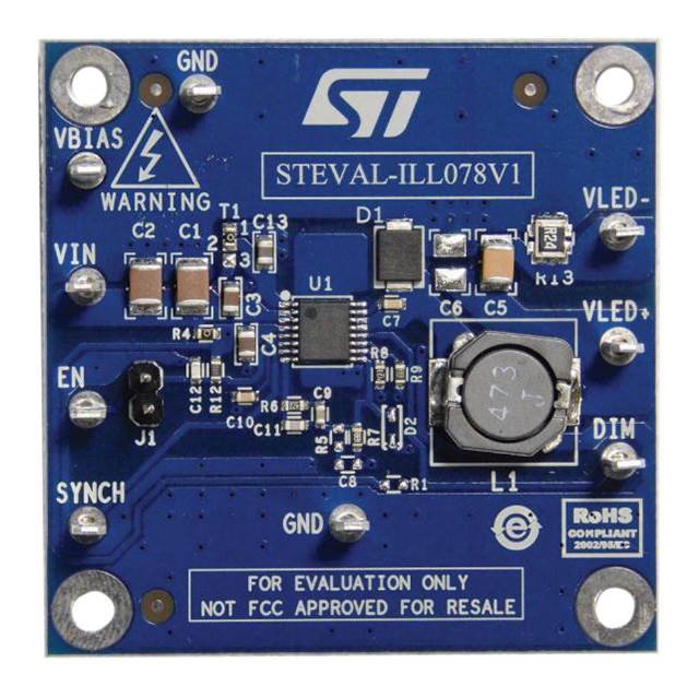 STEVAL-ILL078V1 STMicroelectronics  Cartes d'évaluation de pilotes LED