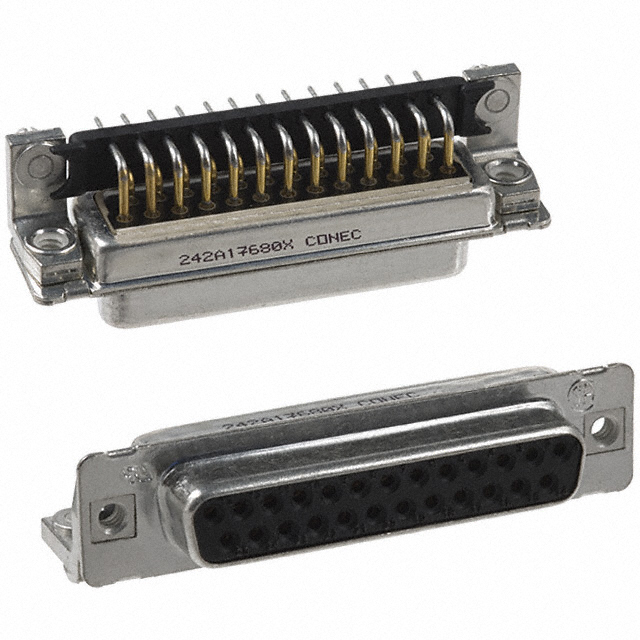 242A17680X Amphenol CONEC  D-Sub Connector Assemblies