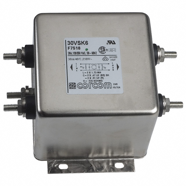 1-6609036-4 TE Connectivity Corcom Filters  Moduli di filtro di linea di alimentazione