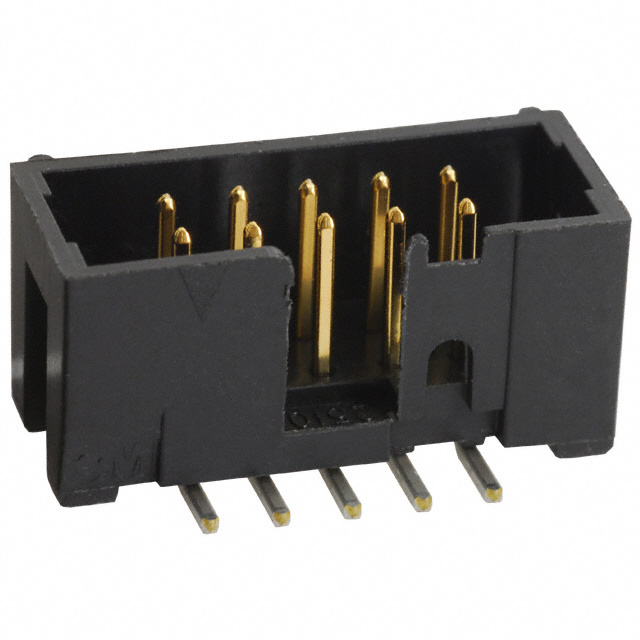 N2510-6V0C-RB-WD 3M  Embases à broches mâles