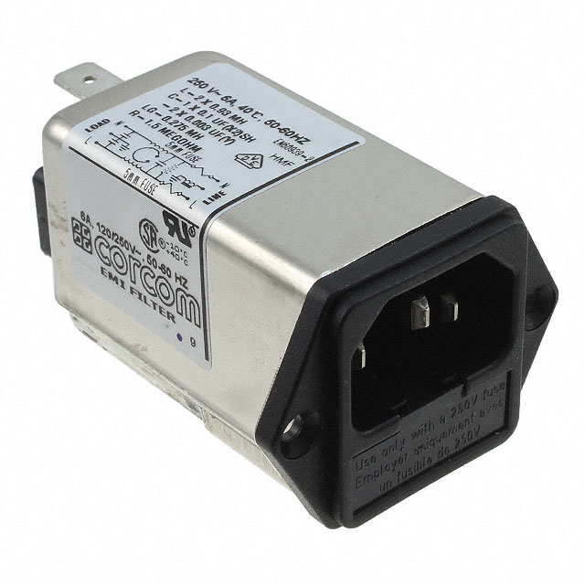 2-6609115-6 TE Connectivity Corcom Filters  Moduli di ingresso alimentazione (PEM)