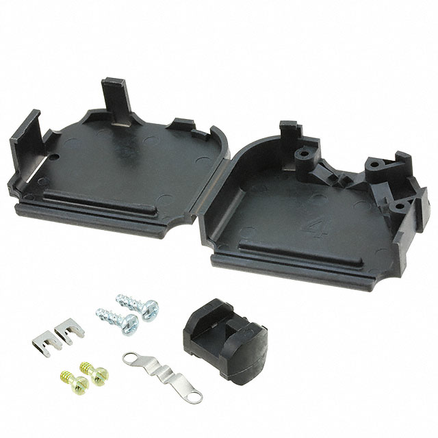 5749916-2 TE Connectivity AMP Connectors  Capots de connecteurs D-Sub en forme de D