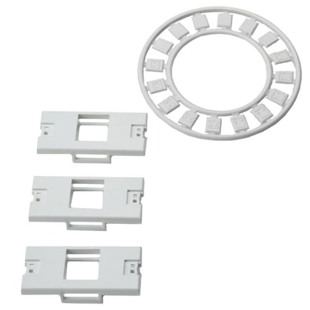FPMIFS-W HellermannTyton  Keystone Faceplates Frames