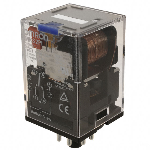 MKS2PI DC110 Omron Automation and Safety  Power Relays Over 2 Amps