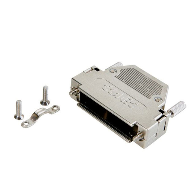 165X10939X Amphenol CONEC  Capots de connecteurs D-Sub en forme de D