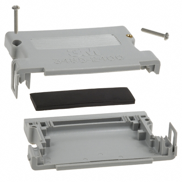 3485-2400F 3M  Capots de connecteurs D-Sub en forme de D