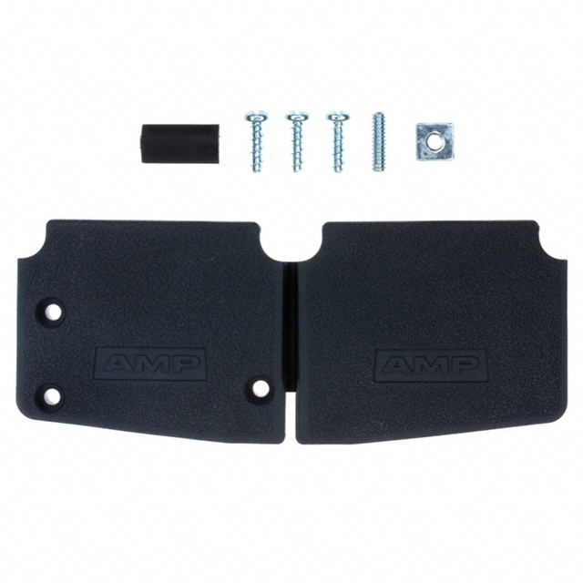 205732-1 TE Connectivity AMP Connectors  Capots de connecteurs D-Sub en forme de D