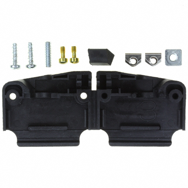 1-206478-2 TE Connectivity AMP Connectors  Capots de connecteurs D-Sub en forme de D