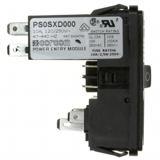 PS0SXD000 TE Connectivity Corcom Filters  Power Entry Modules (PEM)