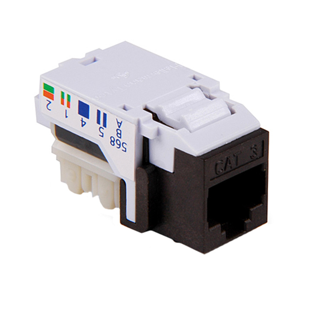 RJ11FC3-BRN HellermannTyton  Inserciones Keystone