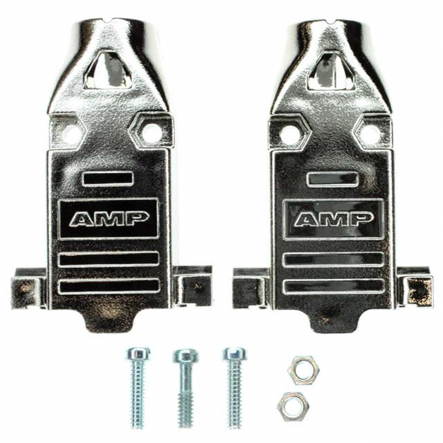 745854-3 TE Connectivity AMP Connectors  Capots de connecteurs D-Sub en forme de D