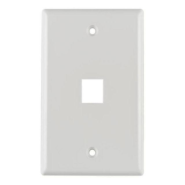 FPSINGLE-W HellermannTyton  Keystone Faceplates Frames