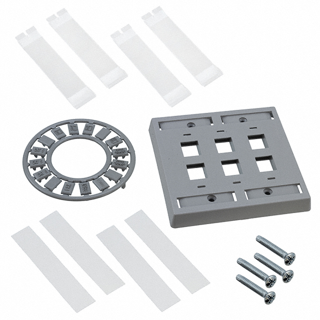 83936-4 TE Connectivity Raychem Cable Protection  Marcos de placas frontales Keystone