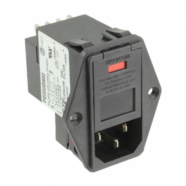7-6609930-6 TE Connectivity Corcom Filters  Moduli di ingresso alimentazione (PEM)