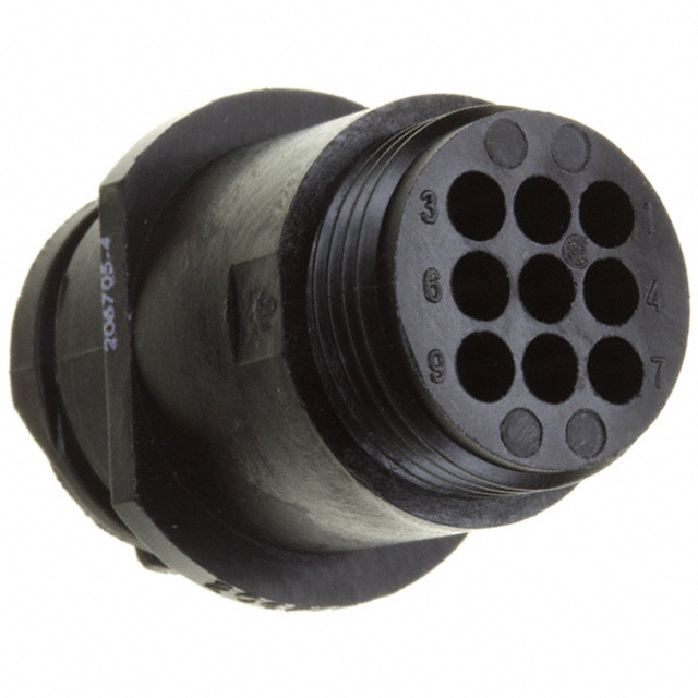 206705-4 TE Connectivity AMP Connectors  Circular Connector Housings