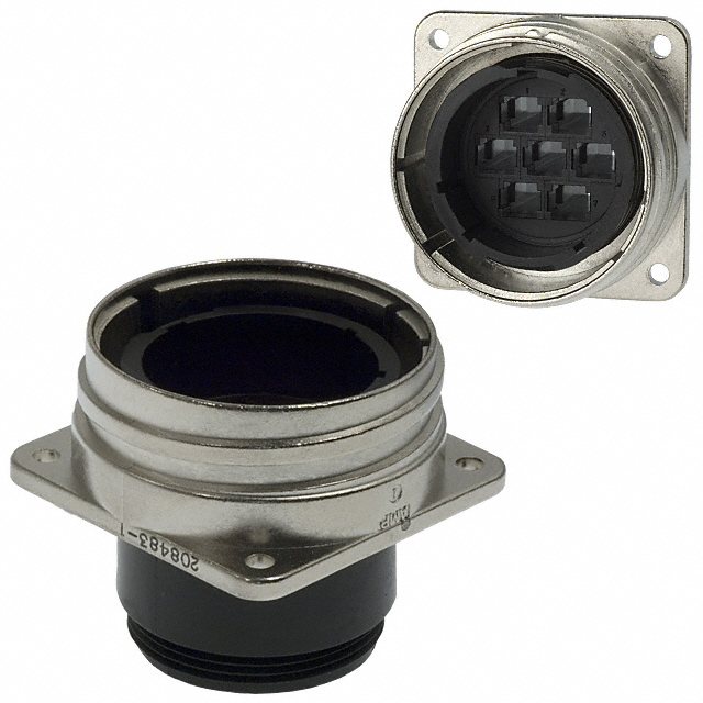 208483-1 TE Connectivity AMP Connectors  Boîtiers de connecteurs circulaires