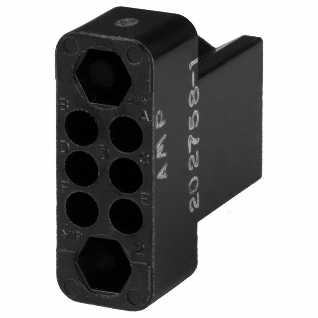 202758-1 TE Connectivity AMP Connectors  Backplane Connector Housings