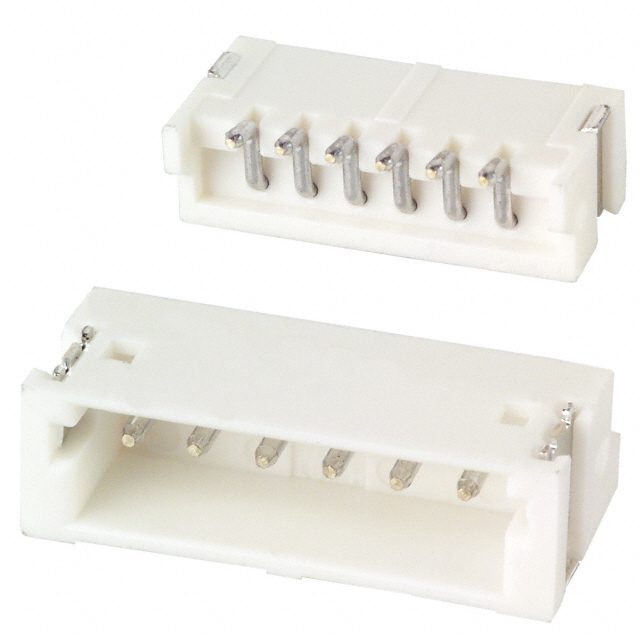 S6B-ZR-SM4A-TF JST Sales America Inc.  Headers Male Pins