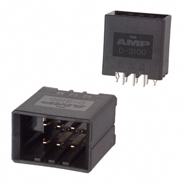 178323-3 TE Connectivity AMP Connectors  Headers Male Pins