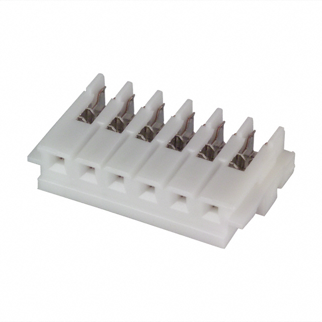 06HR-6S-P-N JST Sales America Inc.  Free Hanging Panel Mount