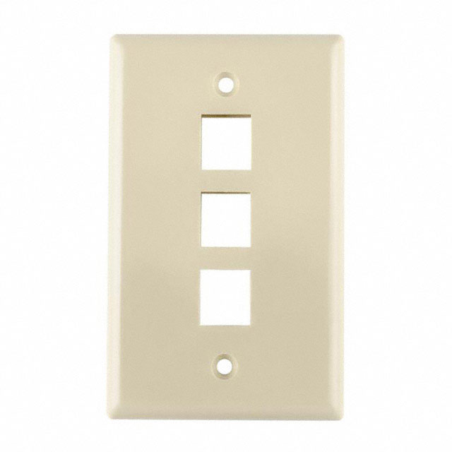 FPTRIPLE-I HellermannTyton  Keystone Faceplates Frames