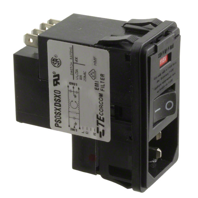 4-6609951-3 TE Connectivity Corcom Filters  Power Entry Modules (PEM)