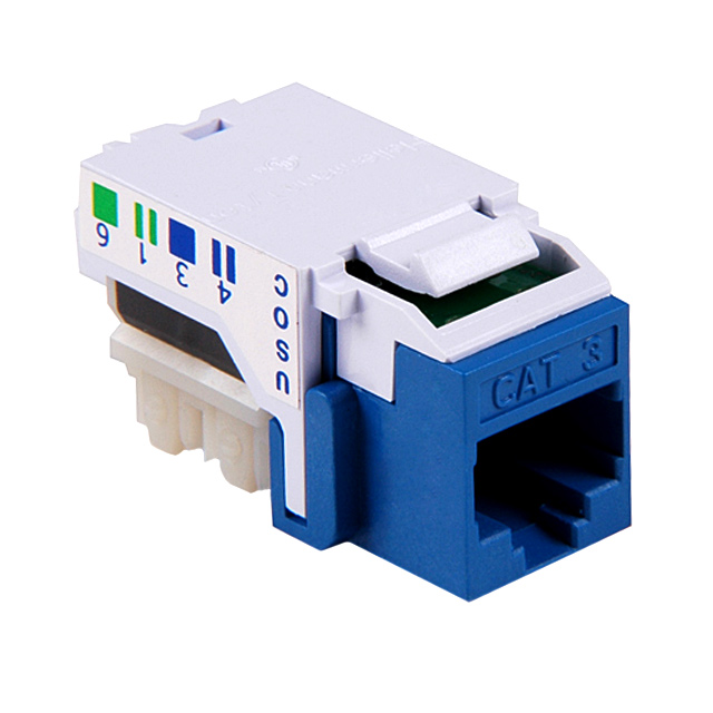 RJ45FC3-BLU HellermannTyton  Keystone Inserts