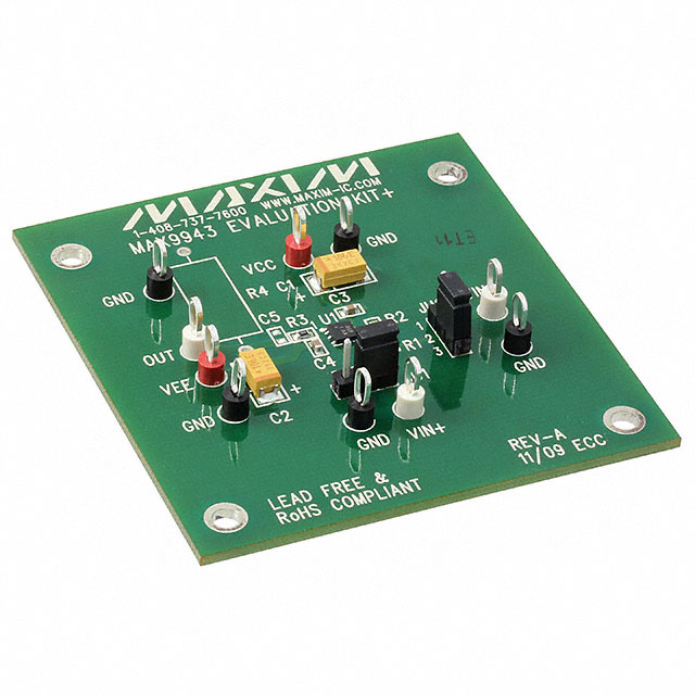 MAX9943EVKIT+ Analog Devices Inc./Maxim Integrated  Cartes d'évaluation d'amplificateurs opérationnels