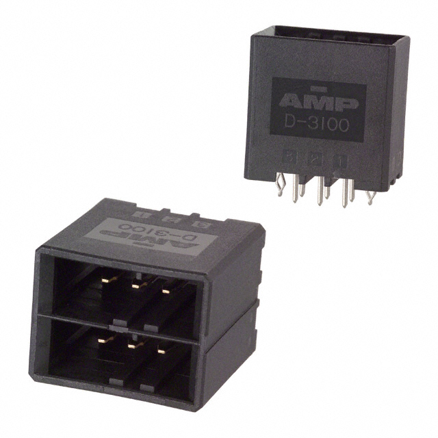 1-178141-2 TE Connectivity AMP Connectors  Headers Male Pins