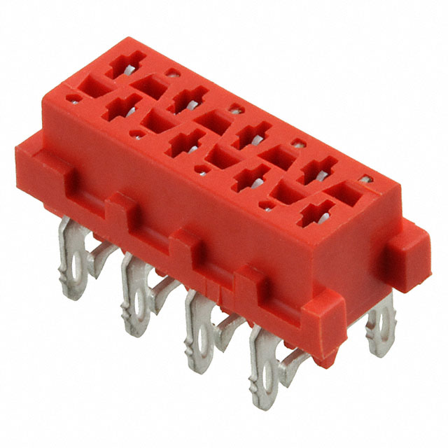 100411-8 TE Connectivity AMP Connectors  Headers Receptacles Female Sockets