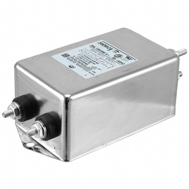 20EMC6 TE Connectivity Corcom Filters  Modules de filtrage de ligne électrique