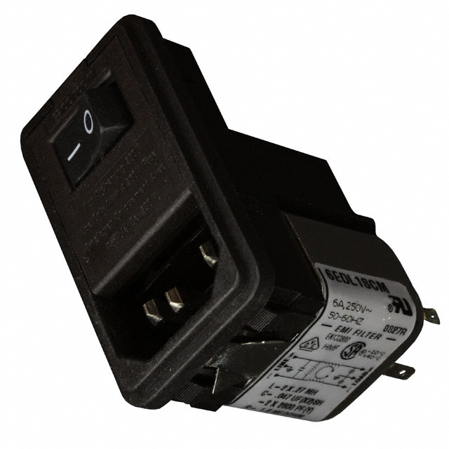 6EDL1SCM TE Connectivity Corcom Filters  Moduli di ingresso alimentazione (PEM)