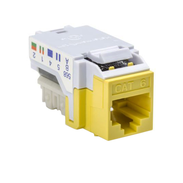 RJ45FC6-YEL HellermannTyton  Inserciones Keystone
