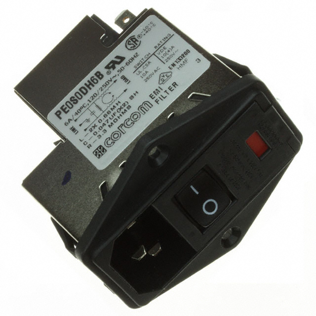 6609103-8 TE Connectivity Corcom Filters  Moduli di ingresso alimentazione (PEM)