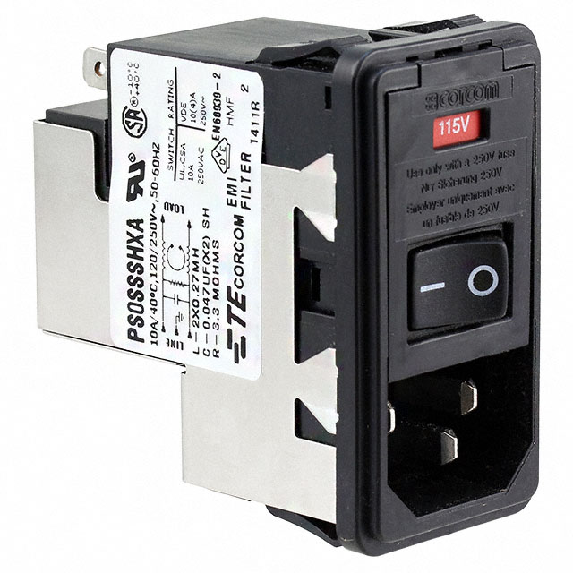 2-6609106-1 TE Connectivity Corcom Filters  Power Entry Modules (PEM)