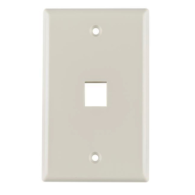 FPSINGLE-FW HellermannTyton  Keystone Faceplates Frames