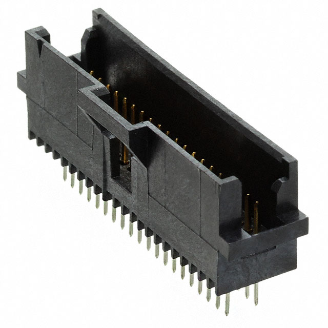 104666-3 TE Connectivity AMP Connectors  Embases à broches mâles