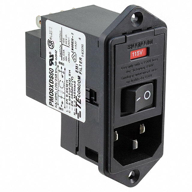 4-6609940-2 TE Connectivity Corcom Filters  Moduli di ingresso alimentazione (PEM)