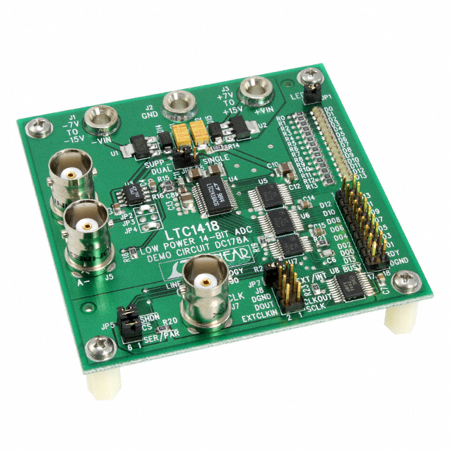 DC178A Analog Devices Inc.  Cartes d'évaluation des convertisseurs analogique-numérique (CAN)