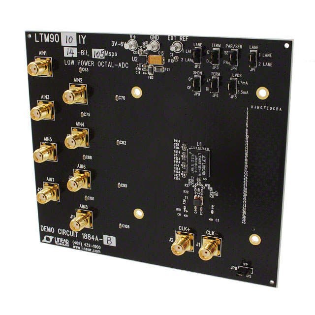 DC1884A-B Analog Devices Inc.  Cartes d'évaluation des convertisseurs analogique-numérique (CAN)