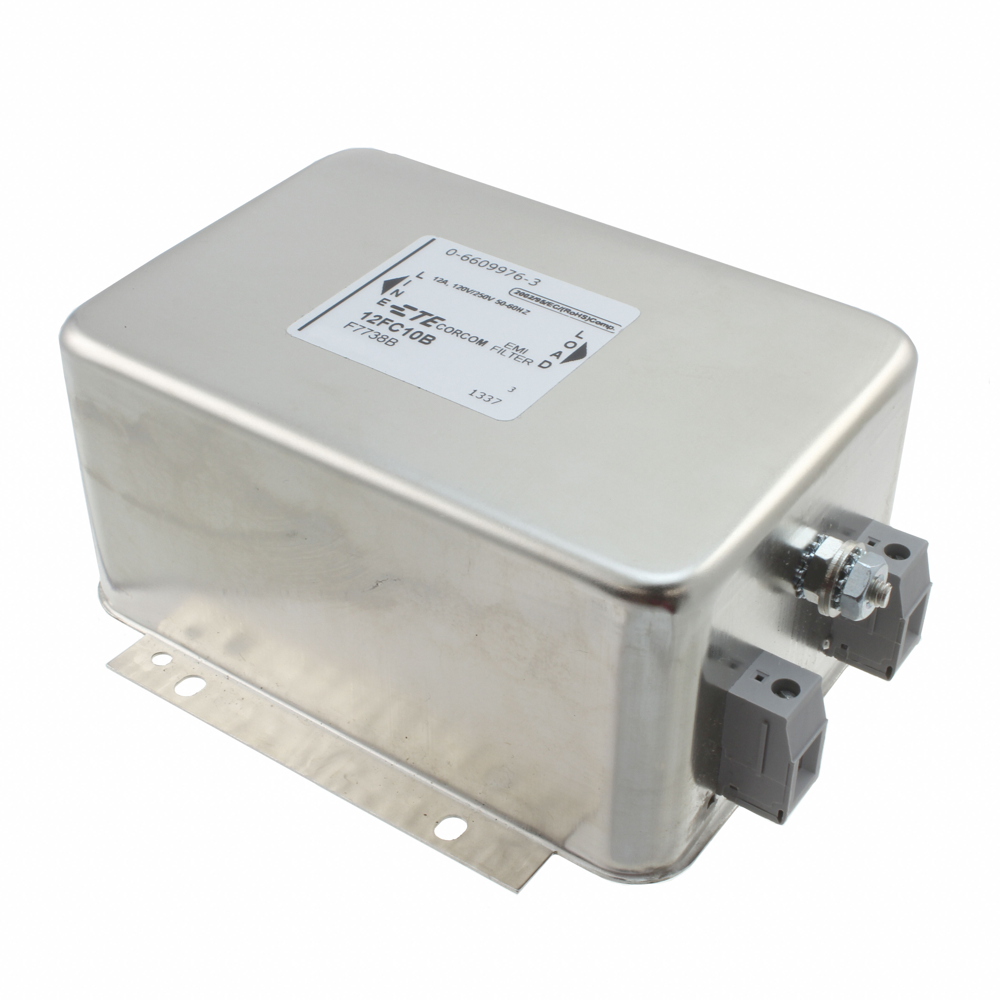 6609976-3 TE Connectivity Corcom Filters  Modules de filtrage de ligne électrique