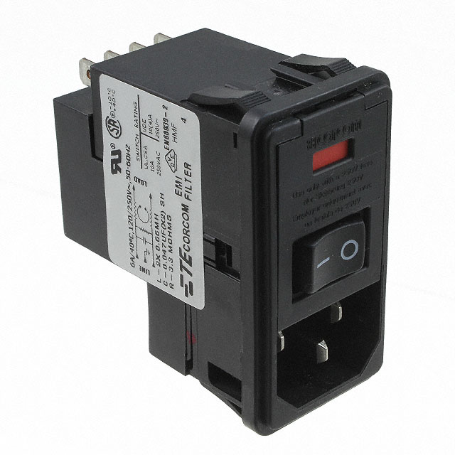PS0S0SH60 TE Connectivity Corcom Filters  Modules d'entrée d'alimentation (PEM)