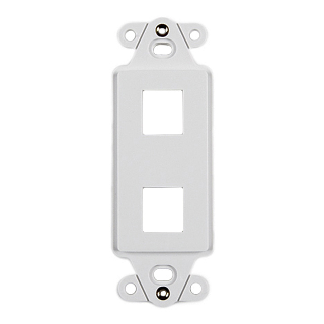 FPRMF2-W HellermannTyton  Keystone Faceplates Frames
