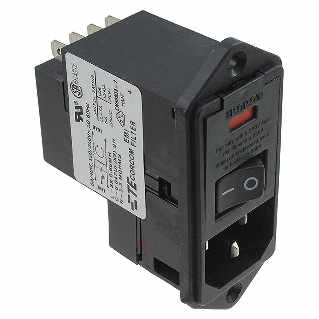 6609103-6 TE Connectivity Corcom Filters  Power Entry Modules (PEM)
