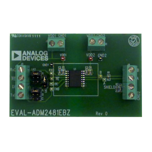 EVAL-ADM2481EBZ Analog Devices Inc.  Cartes et kits d'évaluation et de démonstration
