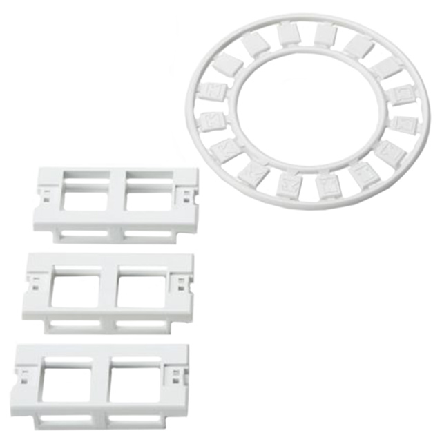 FPMIFD-W HellermannTyton  Keystone Faceplates Frames