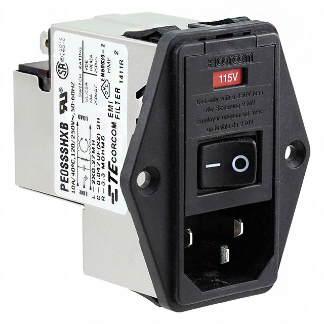 8-6609928-6 TE Connectivity Corcom Filters  Stromeingangsmodule (PEM)